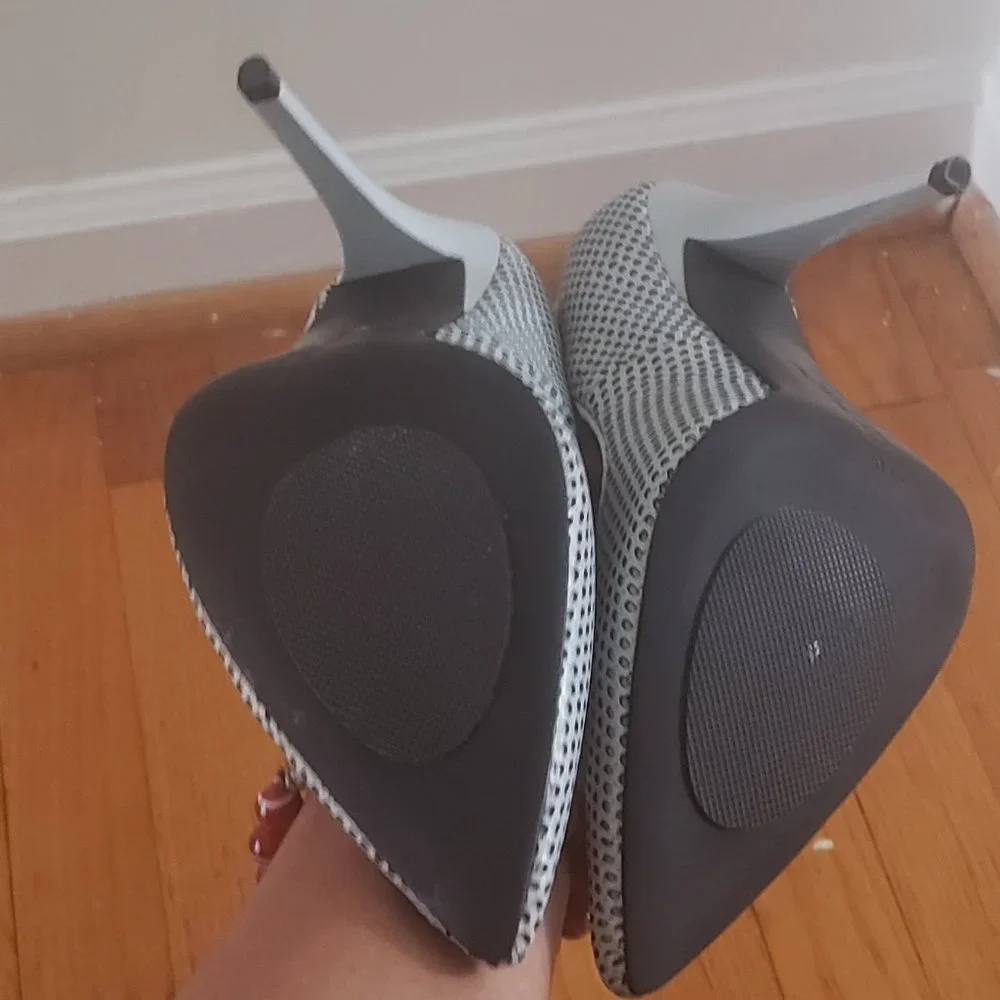 Greyish Black Lamb Heels - Picture 11 of 11